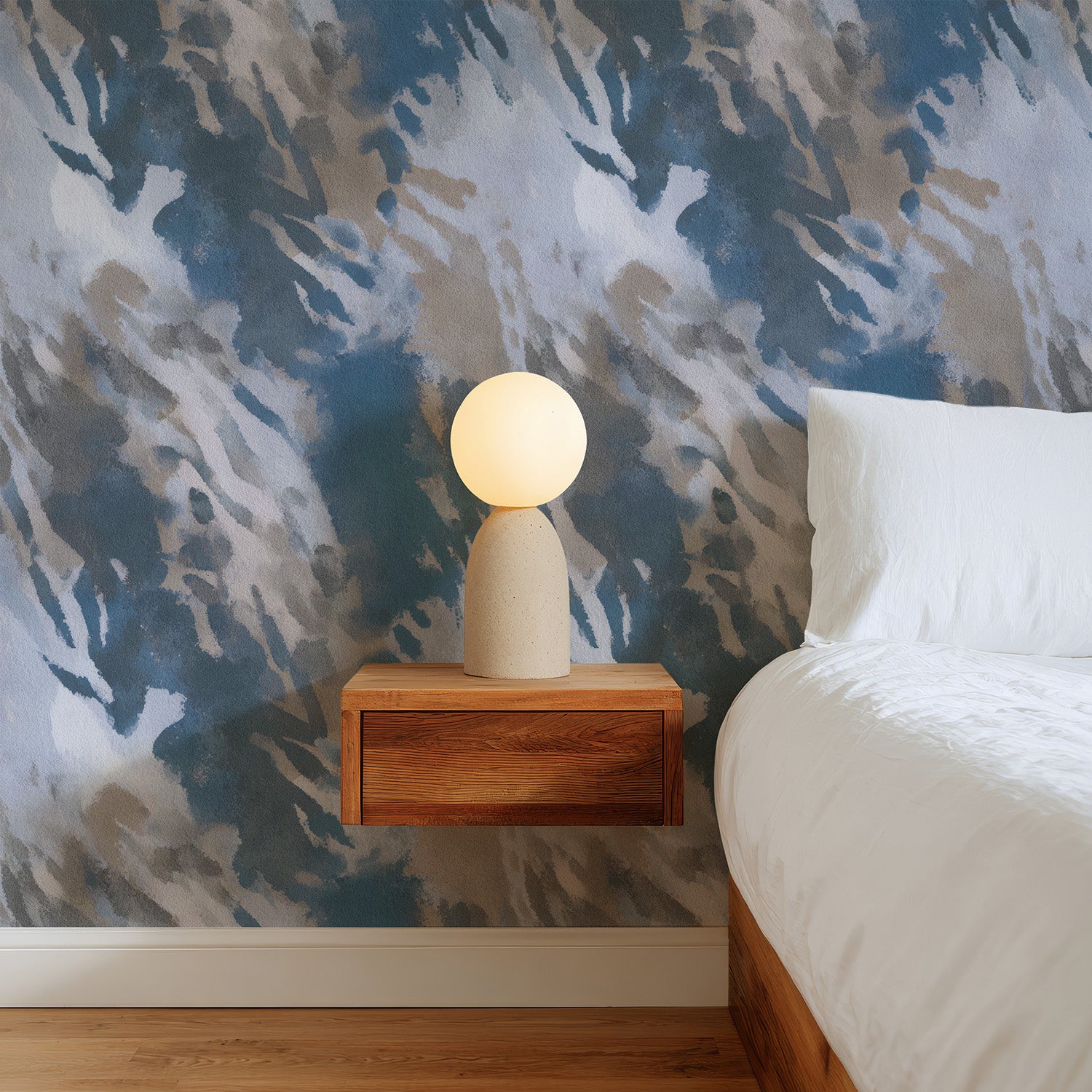 Abstract Camouflage | Blue Beige