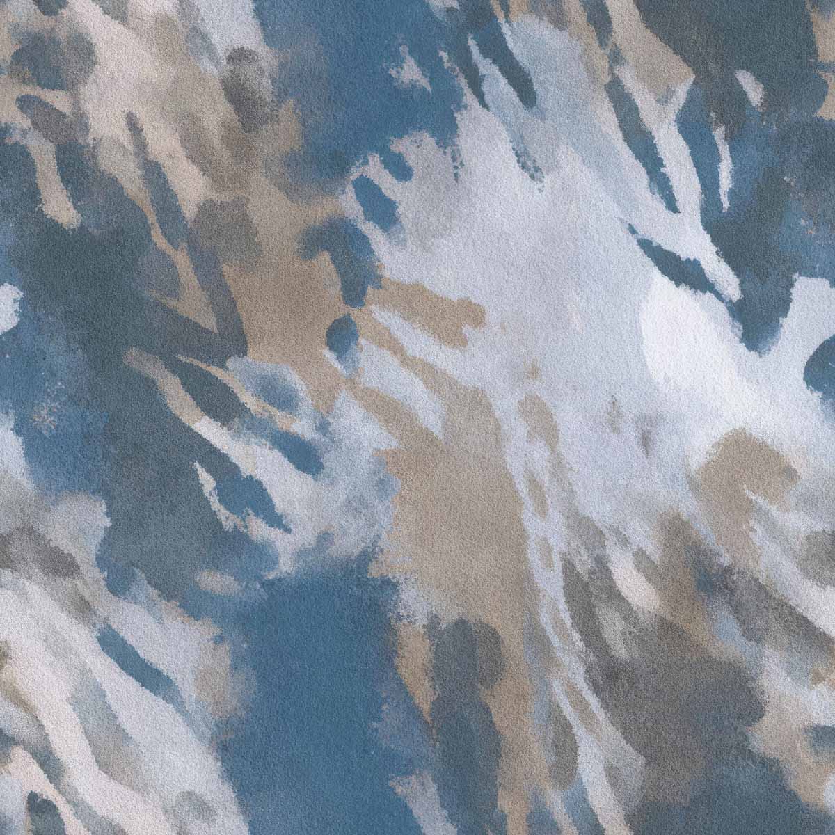 Abstract Camouflage | Blue Beige