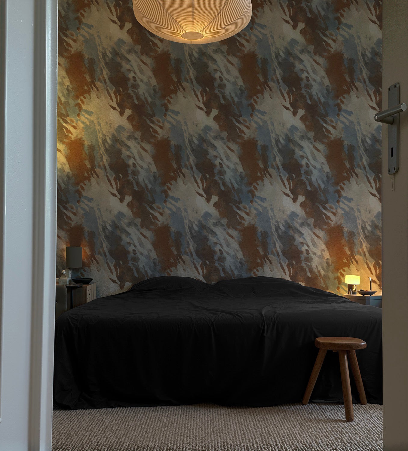 Abstract Camouflage | Brown Blue