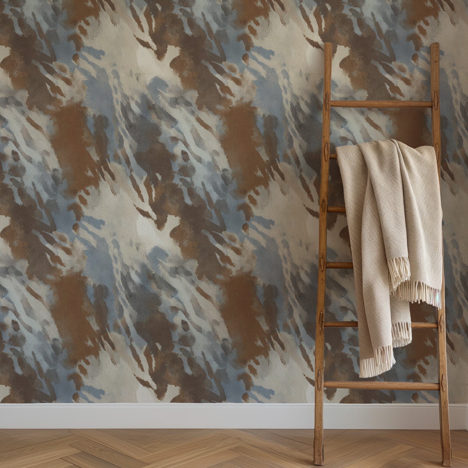 Abstract Camouflage | Brown Blue