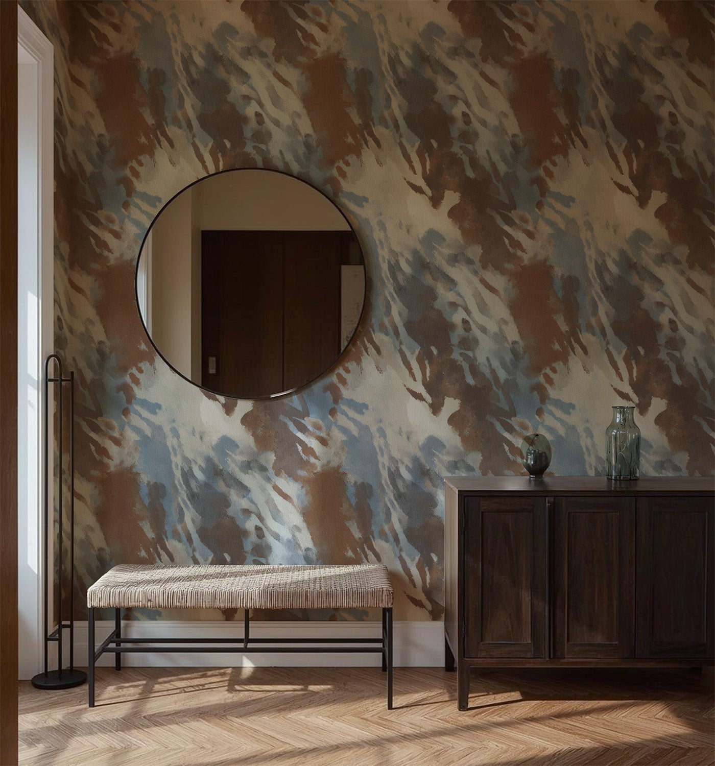 Abstract Camouflage | Brown Blue