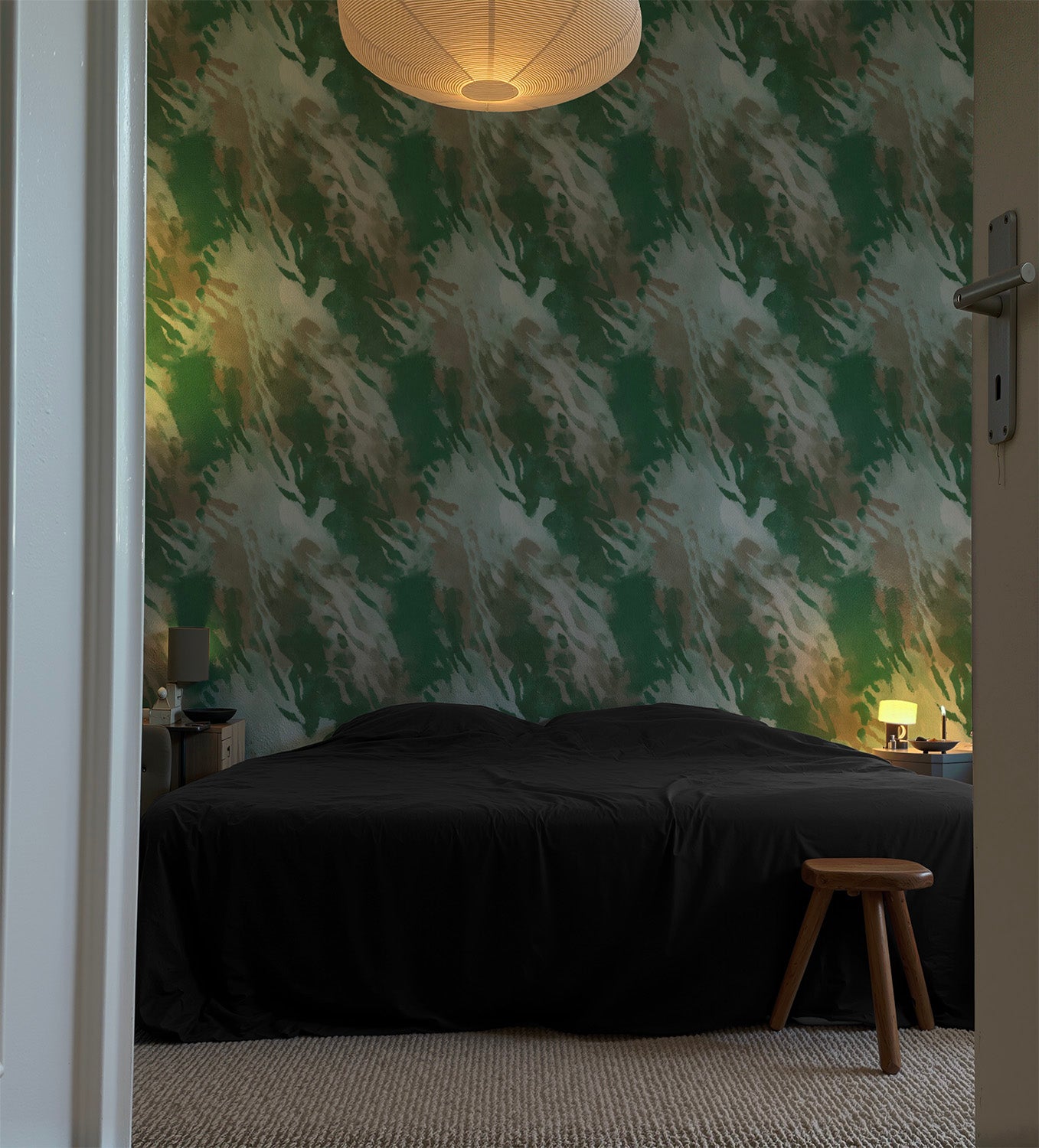 Abstract Camouflage | Green Beige