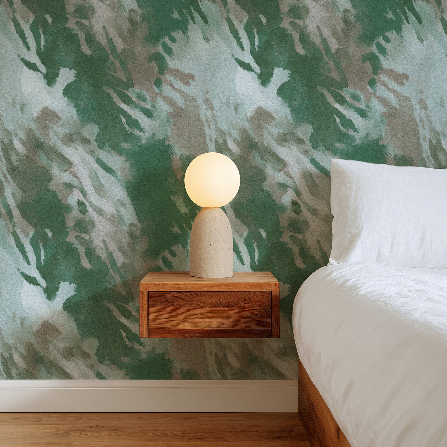 Abstract Camouflage | Green Beige