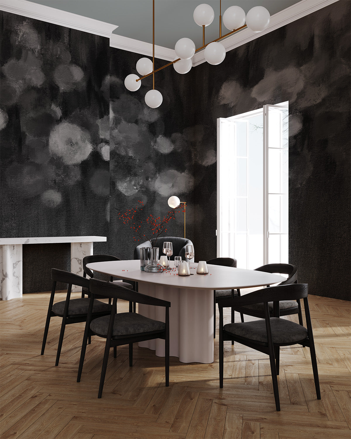 Aquarelle Garden | Black