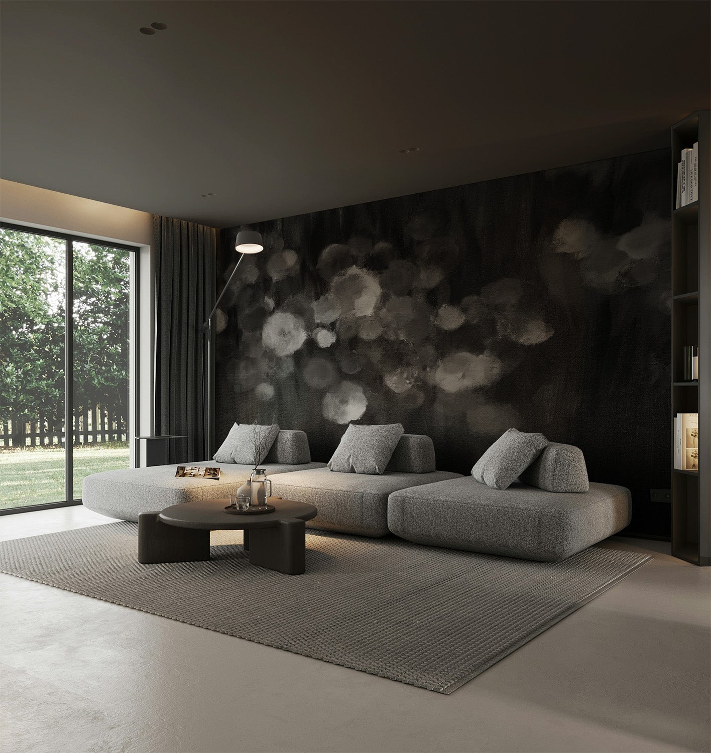 Aquarelle Garden | Black