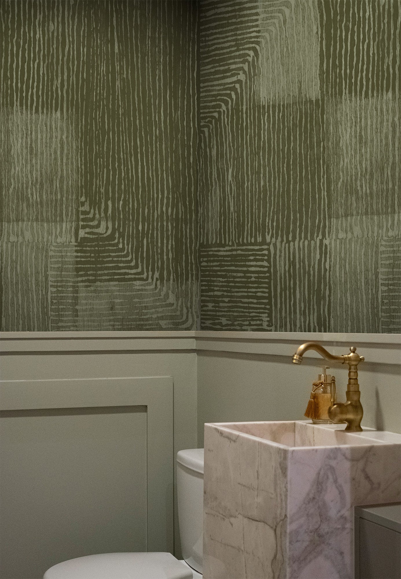 Abstract Squares Green Mural