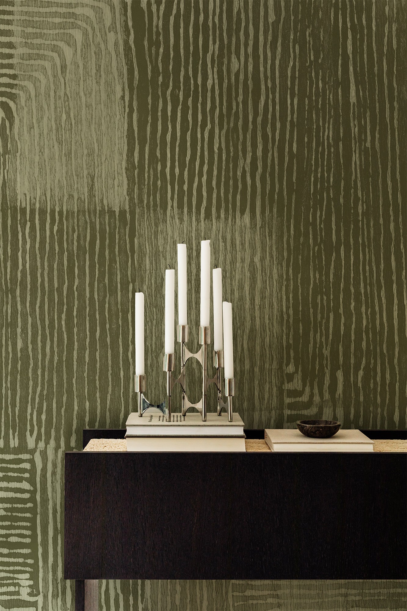 Abstract Squares Green Mural