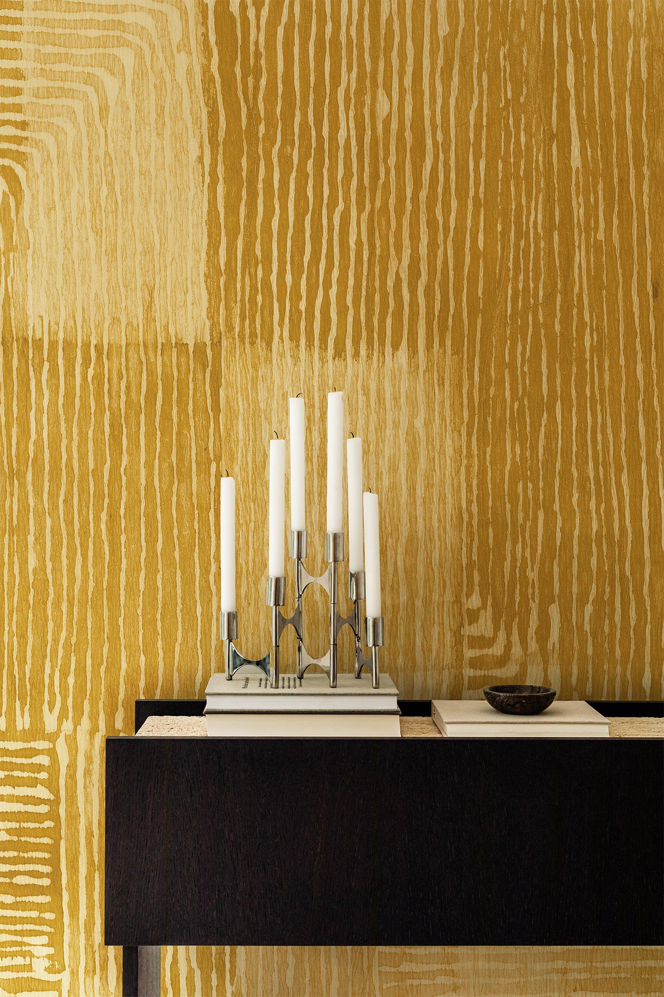 Abstract Squares Yellow Mural