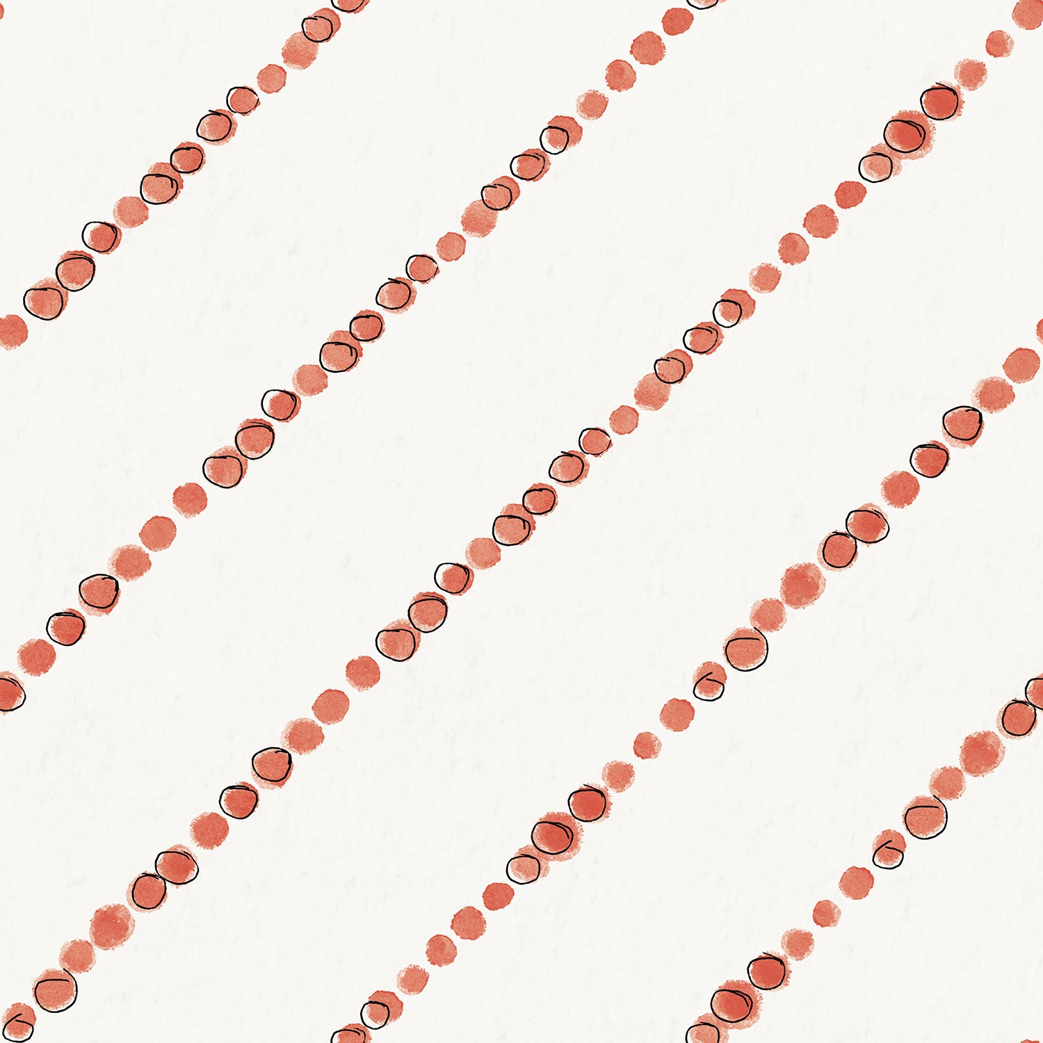 Beads Red Pattern