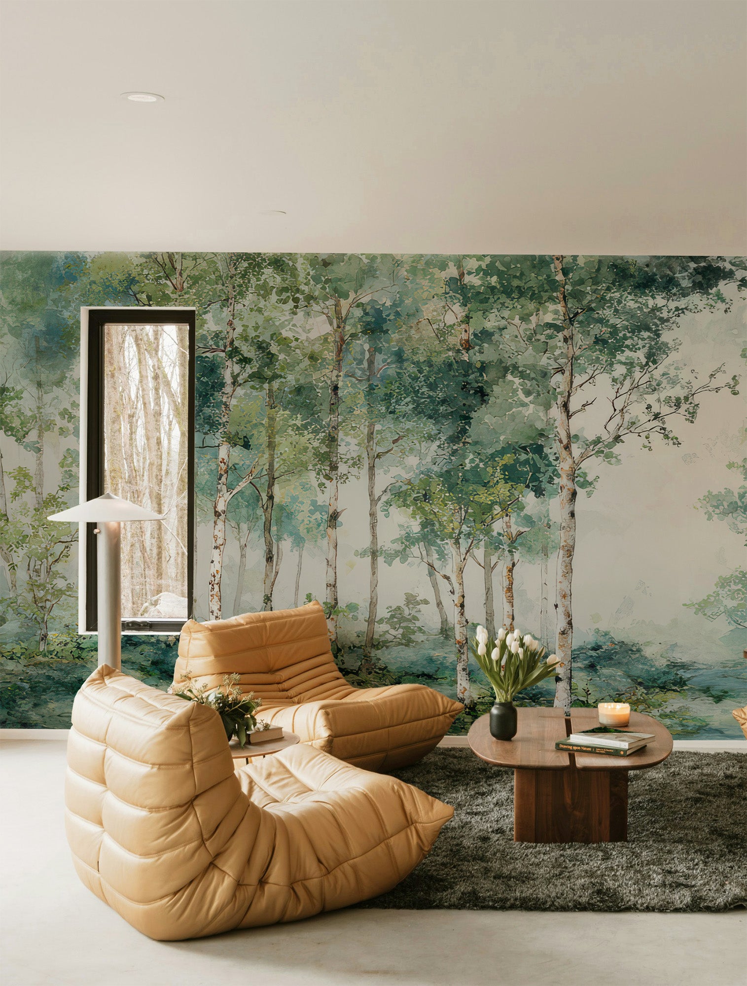 Birch Forest Mural