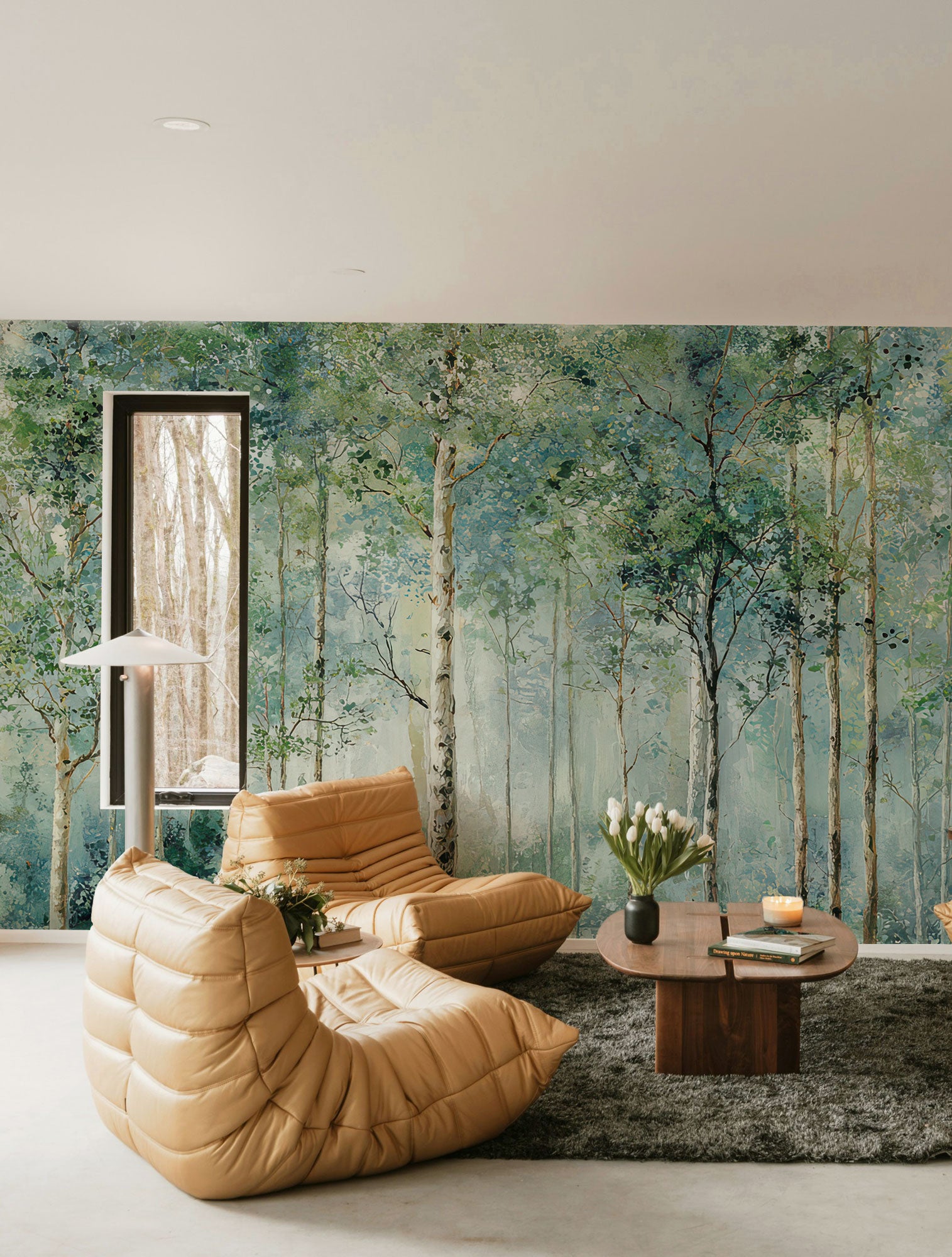Birches Mural