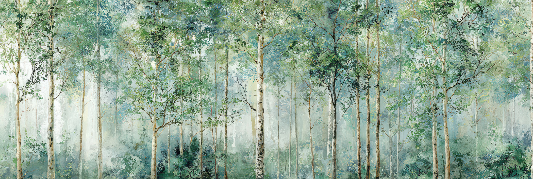 Birches Mural