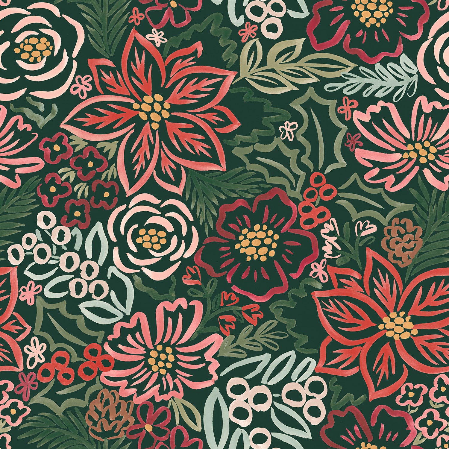Blooming Forest Pattern
