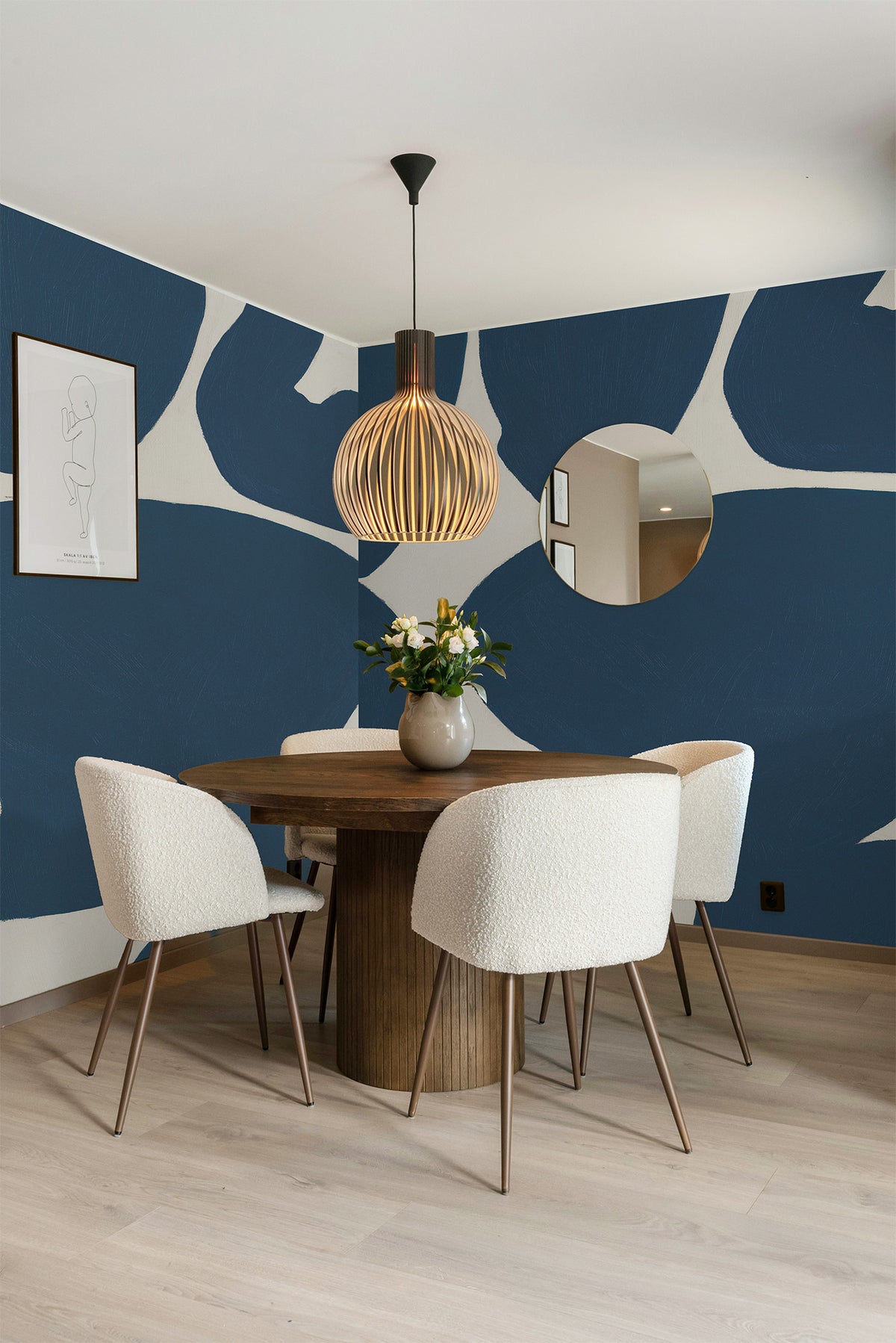 Wallpaper murals & patterns on demand – Blue Blobs | Second