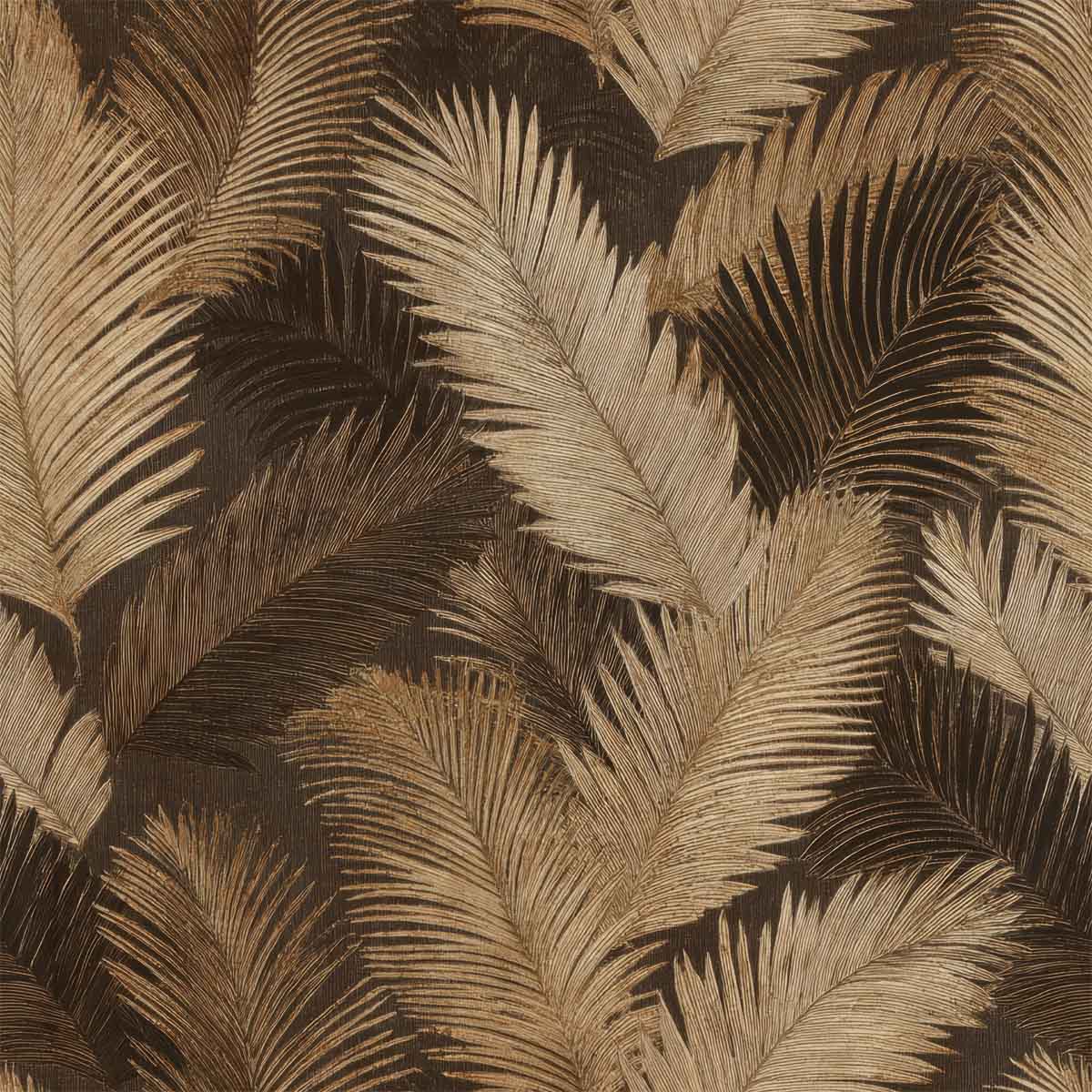 Bronzed Palm Leaves | Gold