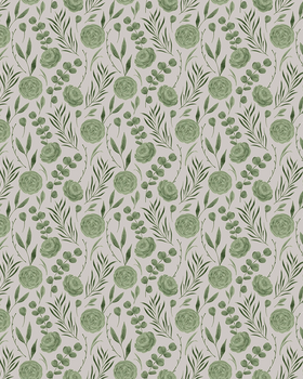 Buttercup Flower | Green Taupe