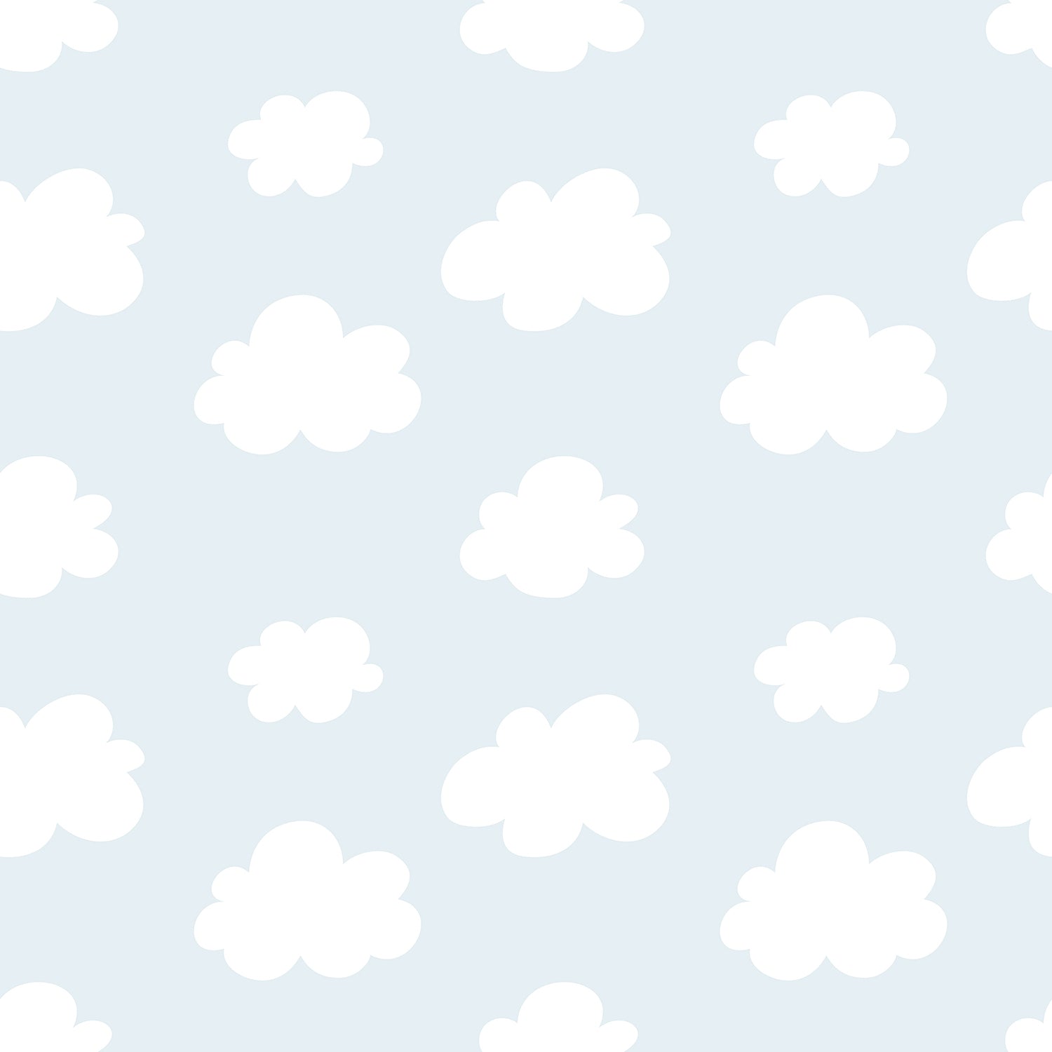 Cartoon Clouds | Blue