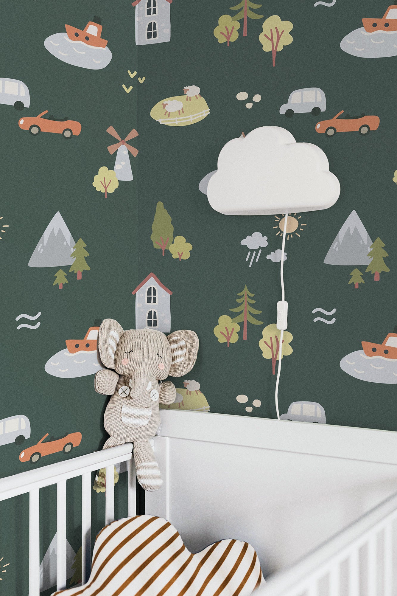 Countryside Childhood Dark Green