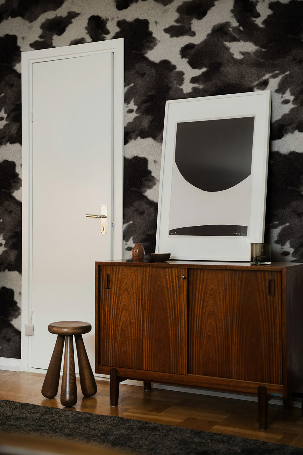 Cow Print | Black