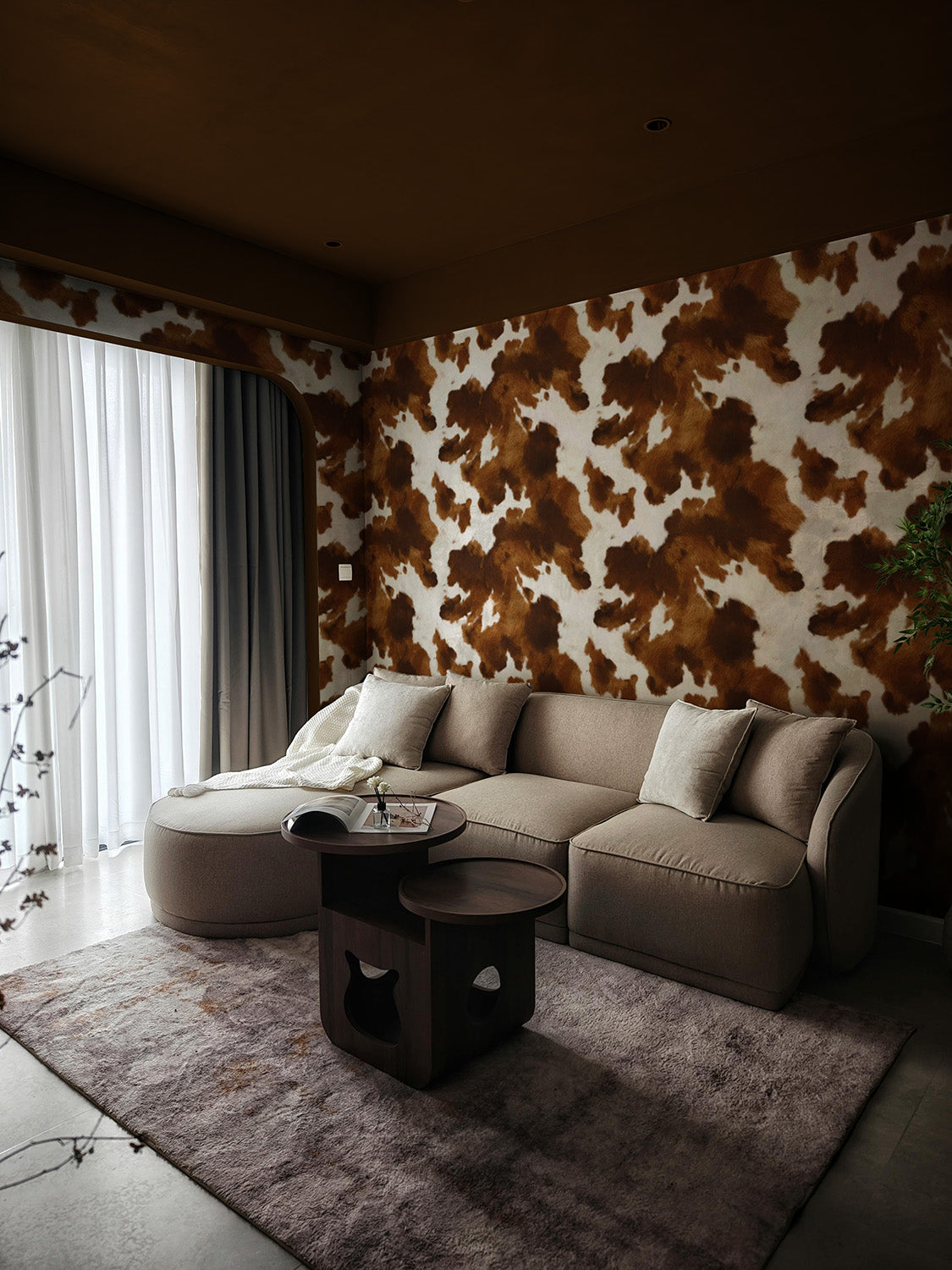 Cow Print | Brown
