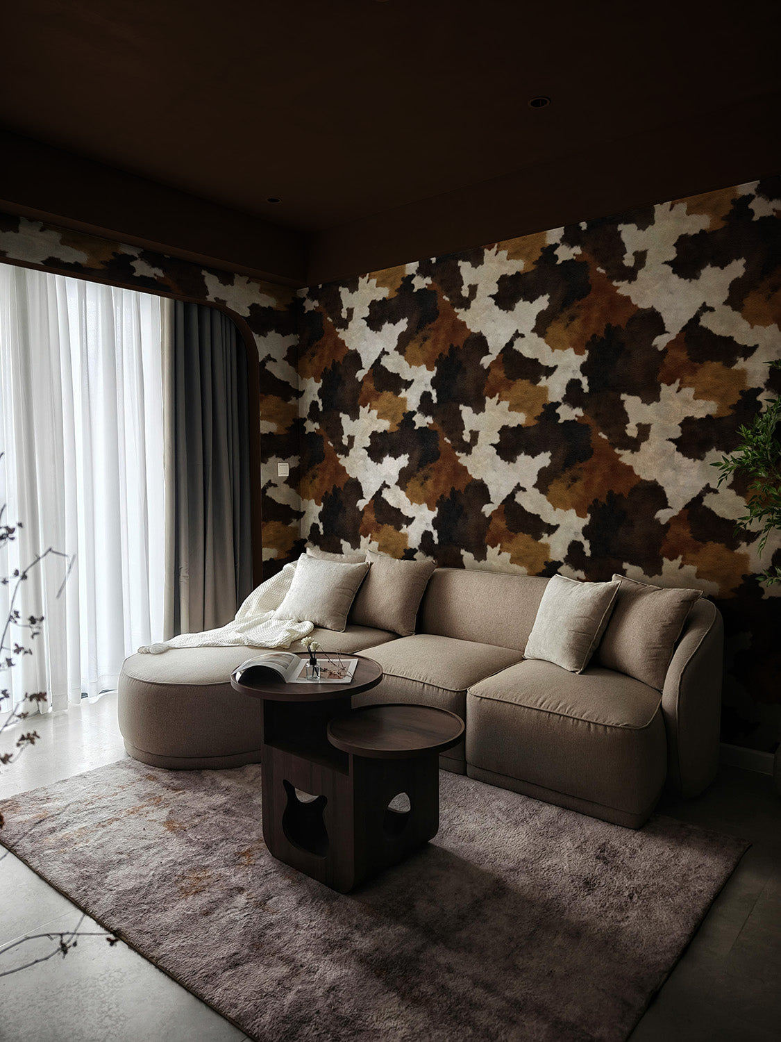 Cow Print | Dark Brown