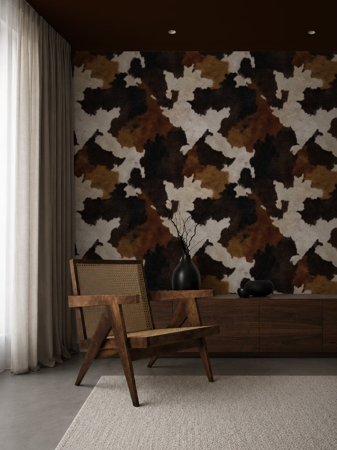 Cow Print | Dark Brown