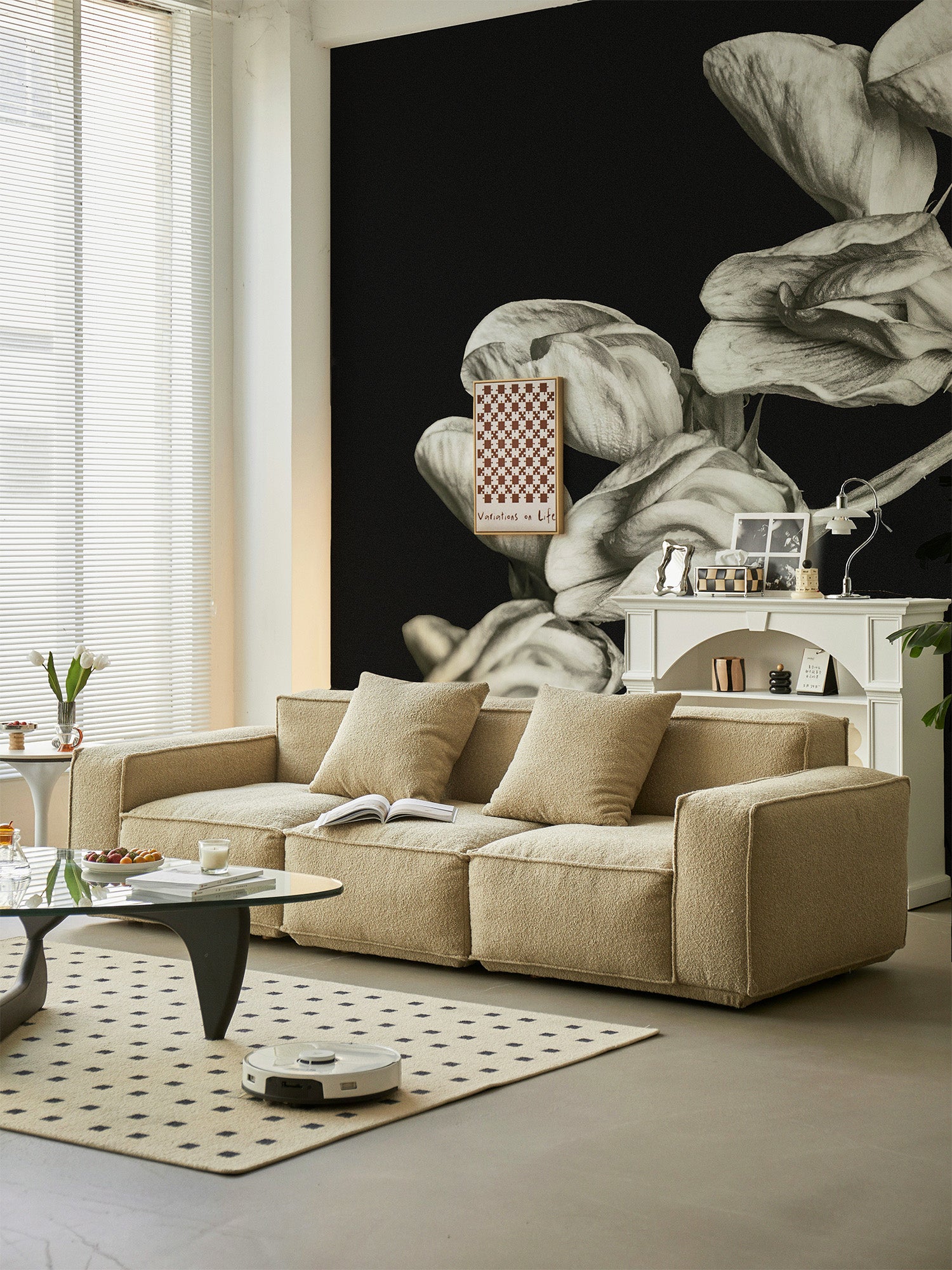 Dark Botanical Mural