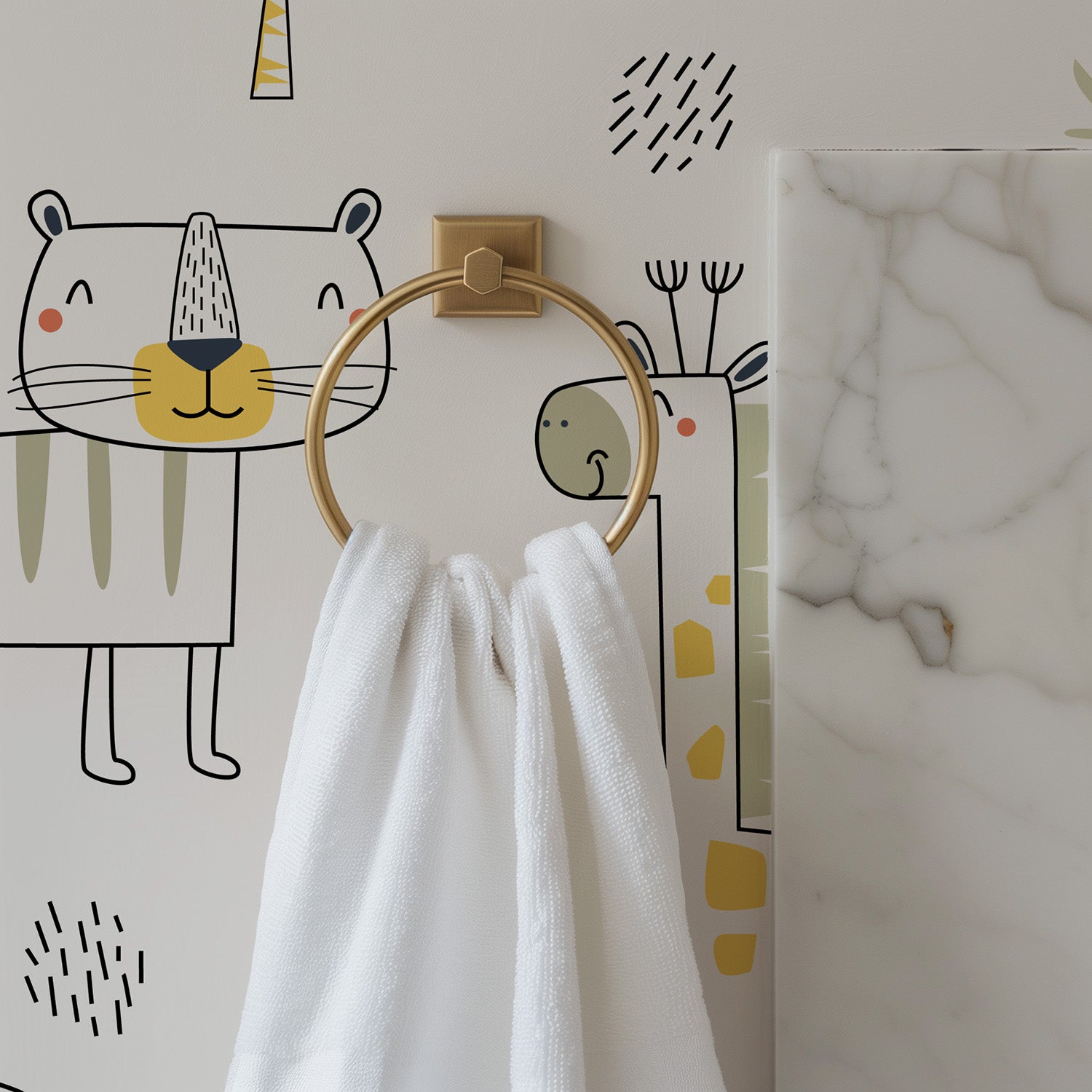 Doodle Safari | White