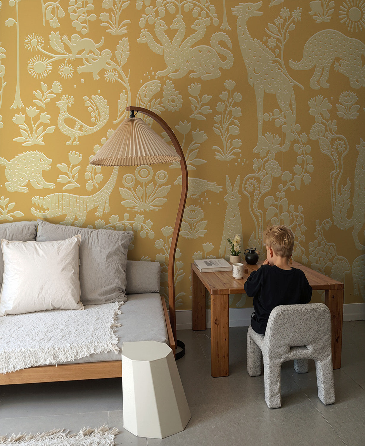 Embossed Fables | Warm Yellow