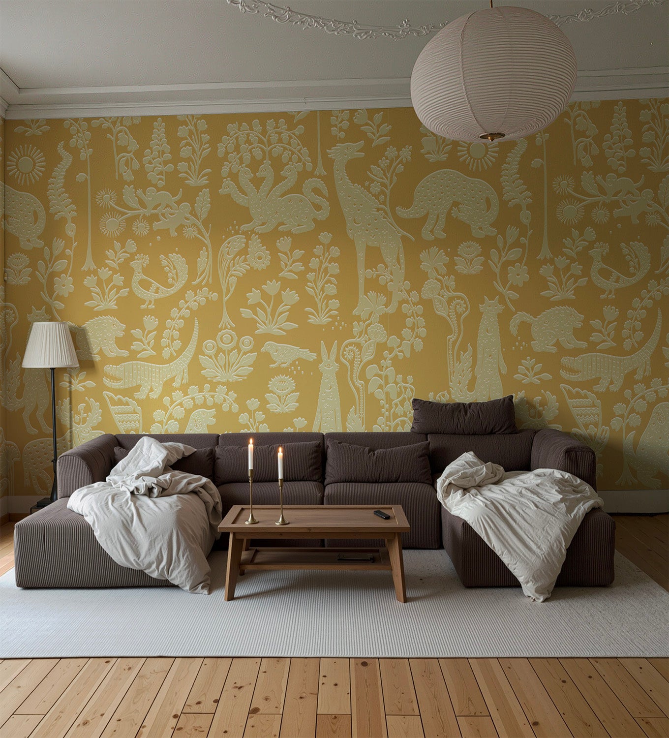 Embossed Fables | Warm Yellow