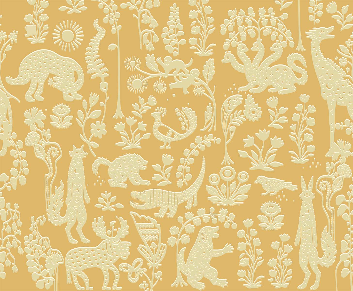 Embossed Fables | Warm Yellow