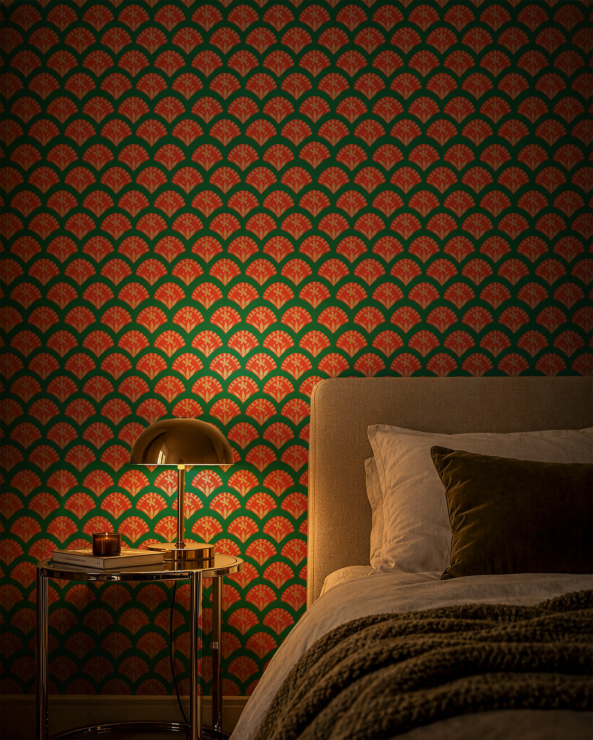 Florentine Fan | Jade Green