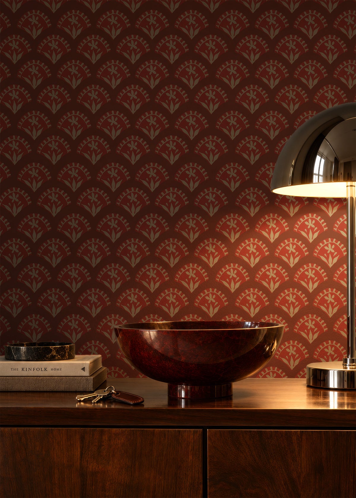 Florentine Fan | Terracotta