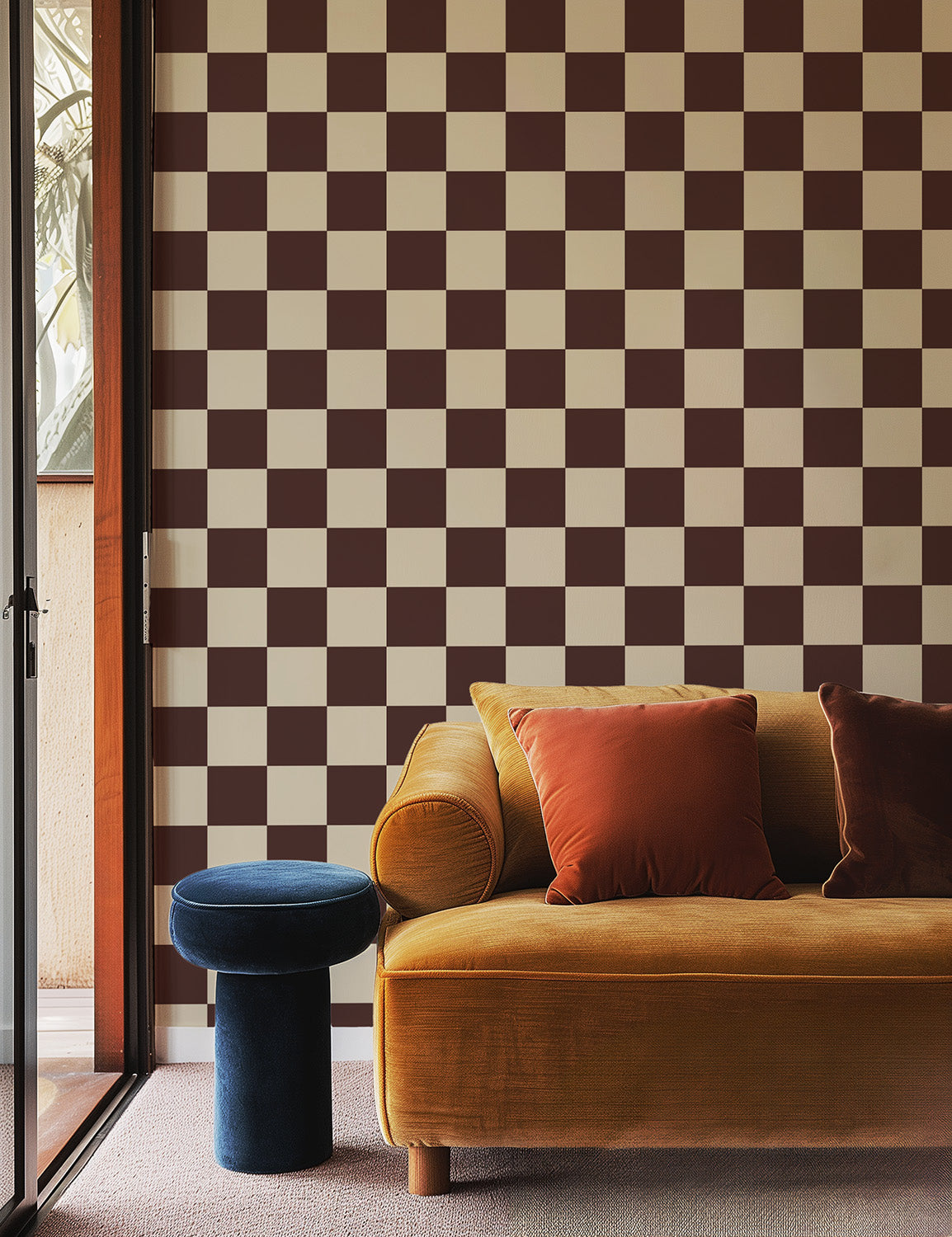 Grand Check | Mocha Brown