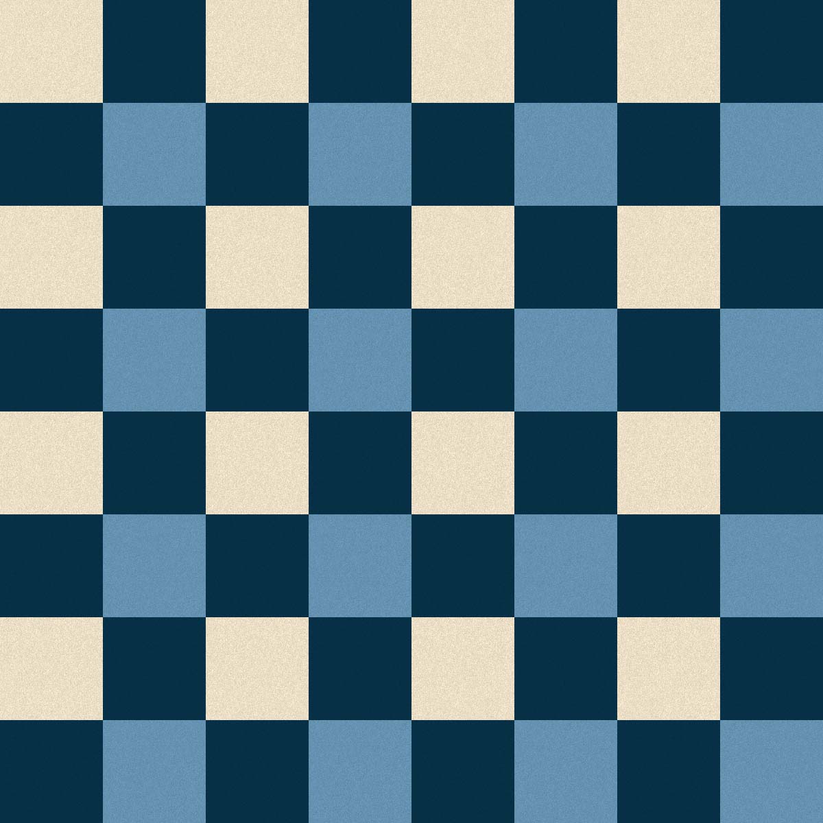 Grand Check | Tricolore Blue Beige
