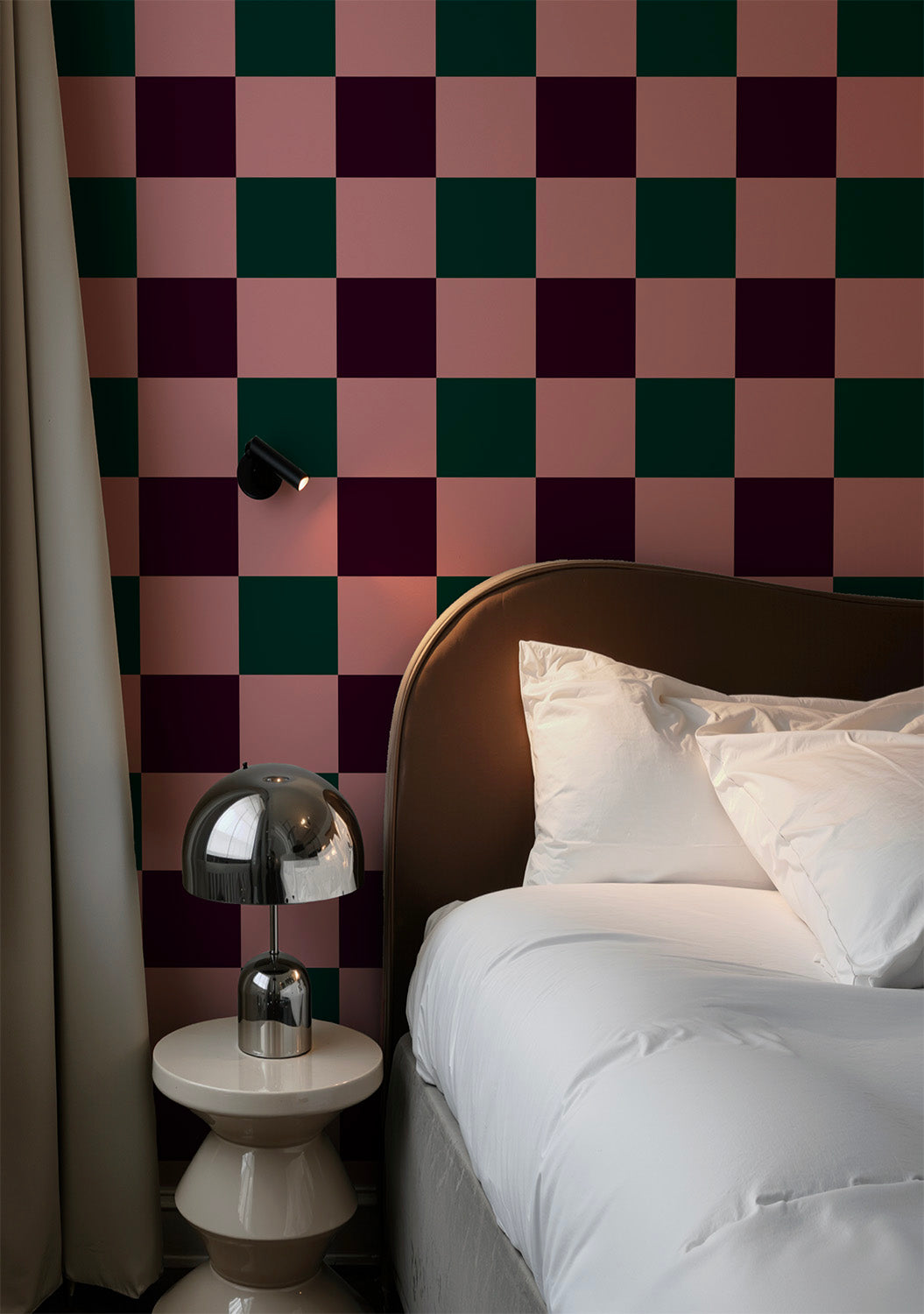 Grand Check | Tricolore Burgundy Green