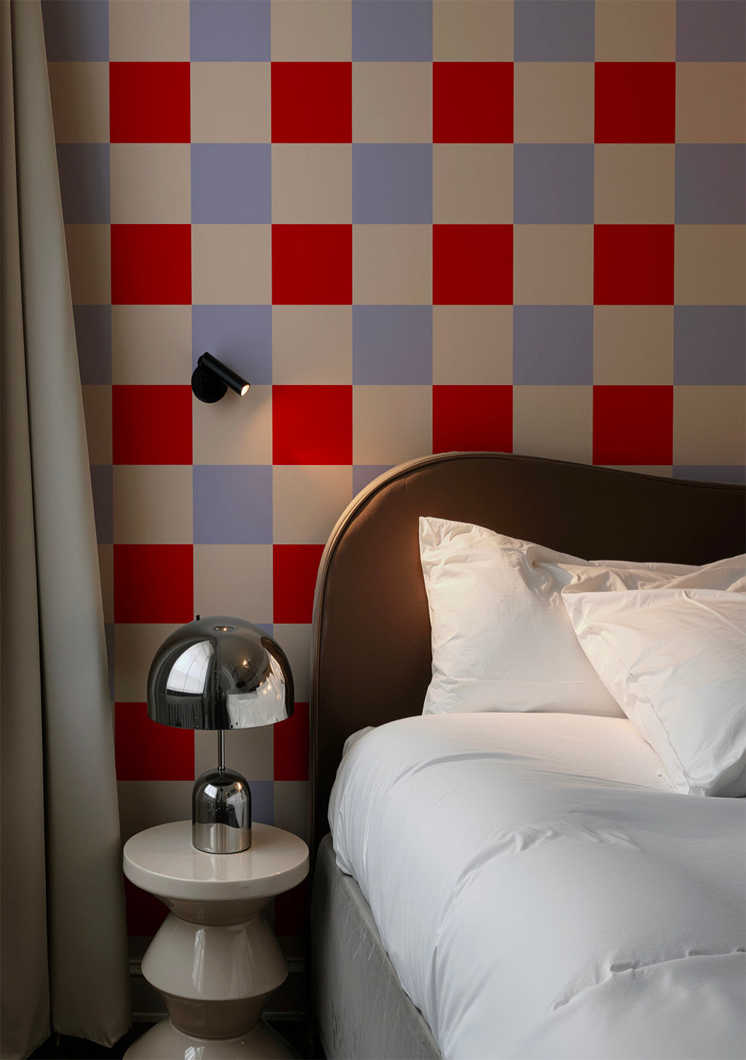Grand Check | Tricolore Purple Red