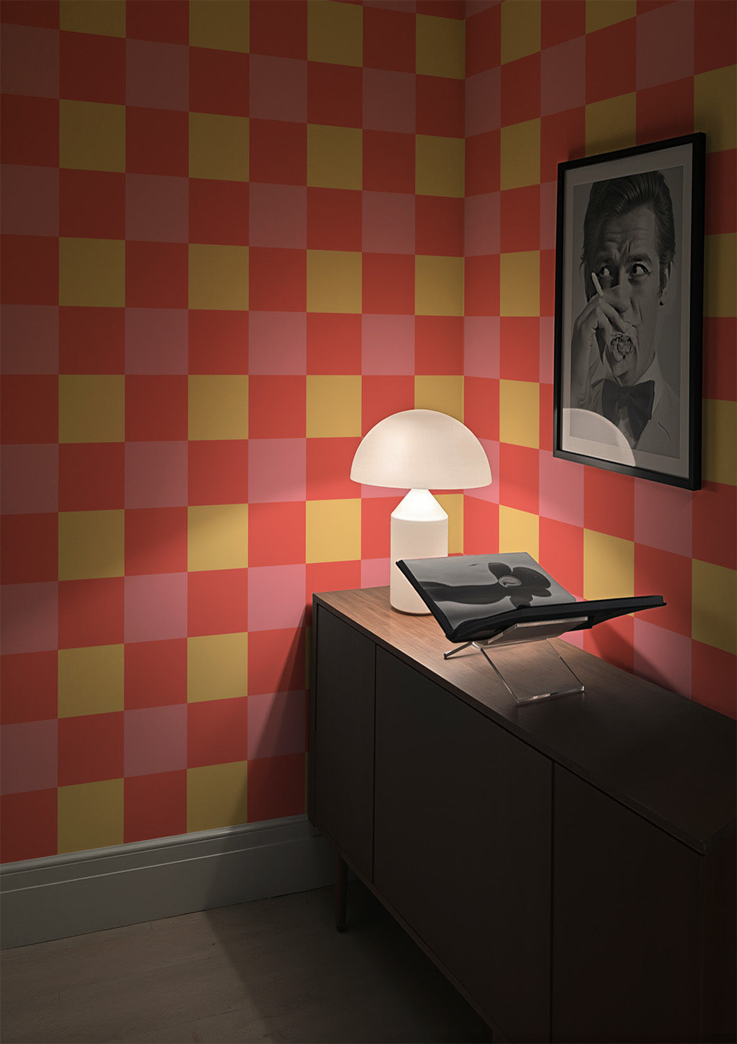 Grand Check | Tricolore Yellow Pink