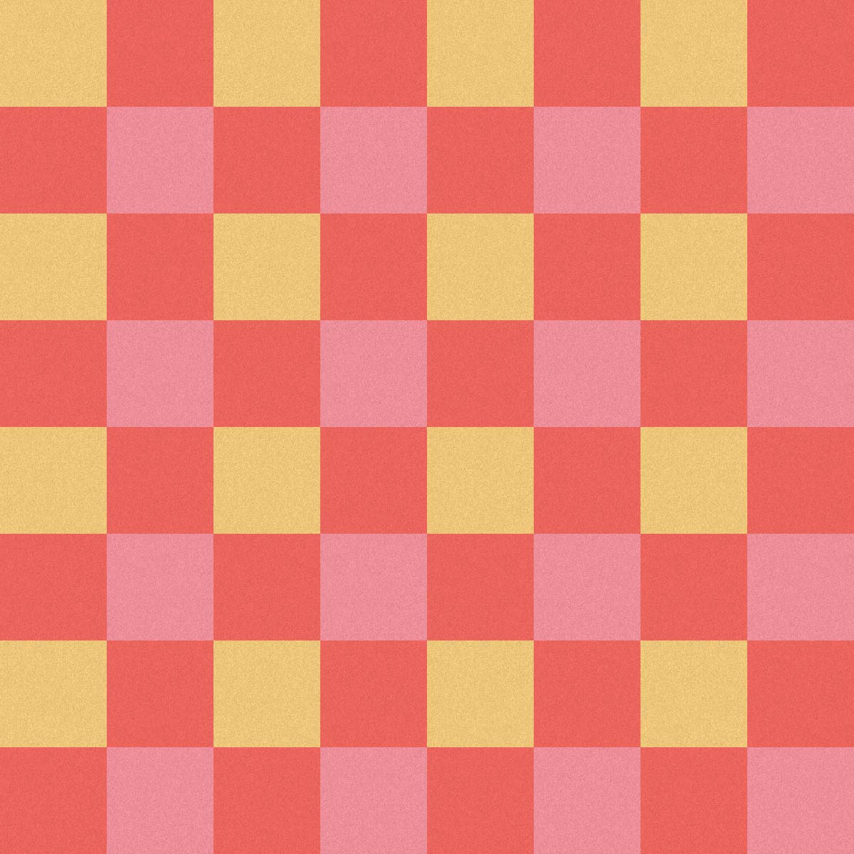 Grand Check | Tricolore Yellow Pink
