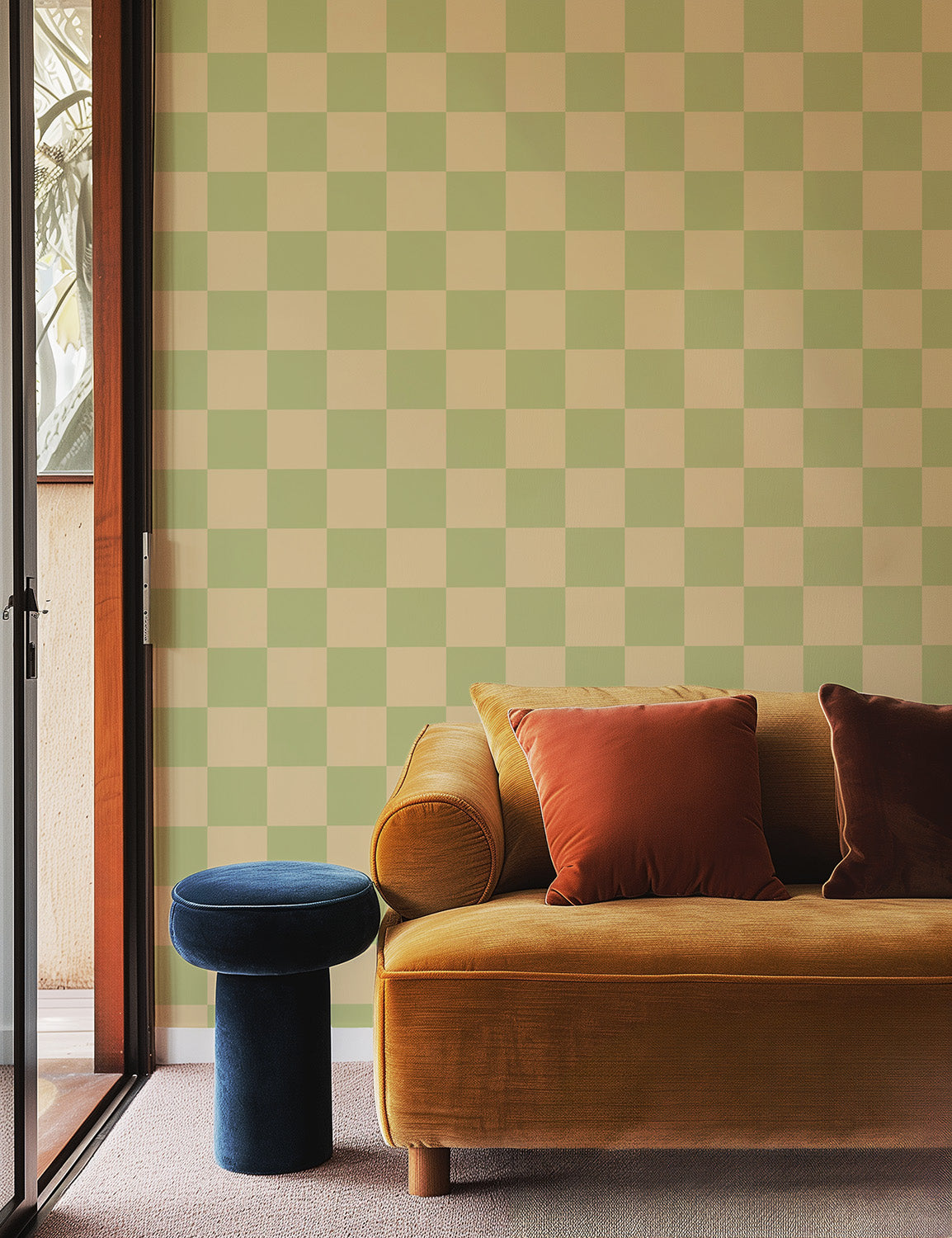 Grand Check | Yellow Green