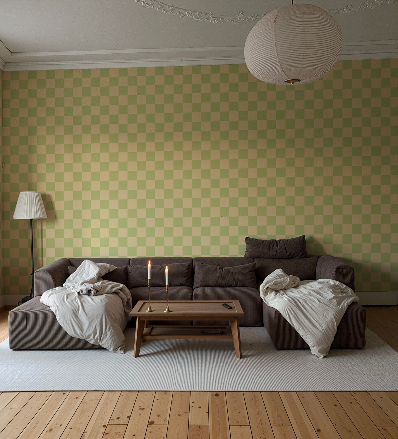 Grand Check | Yellow Green