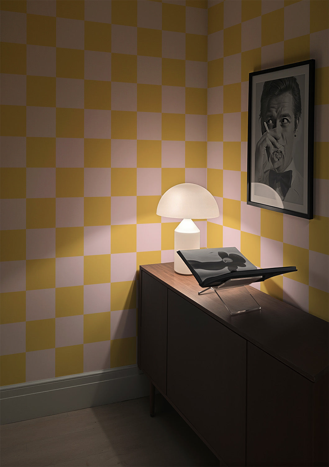 Grand Check | Yellow Pink