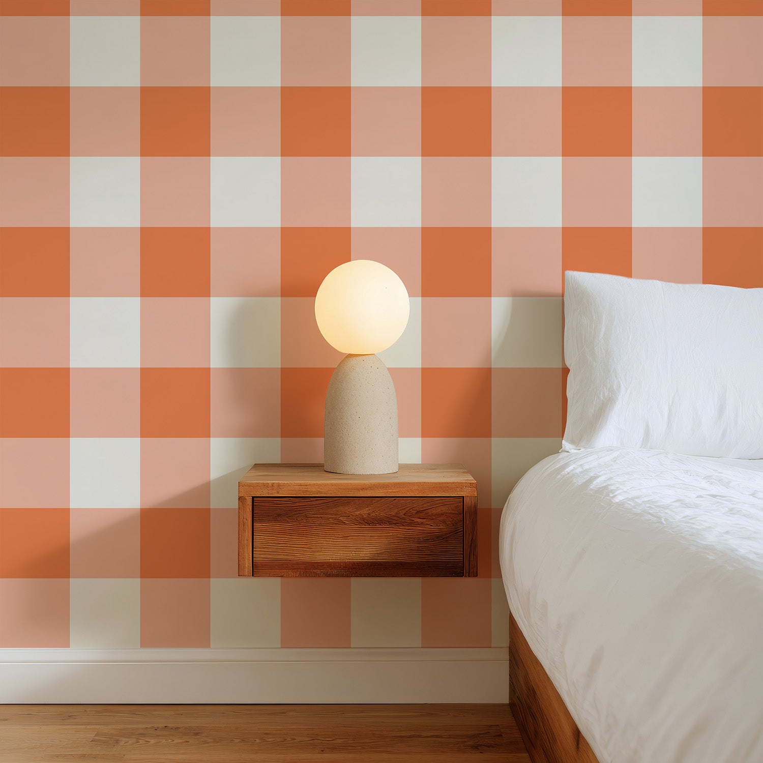 Grand Gingham | Warm Orange