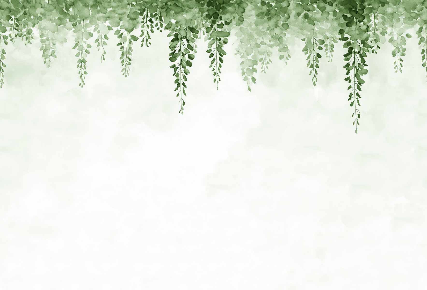 Hanging Wisteria Flowers | Green