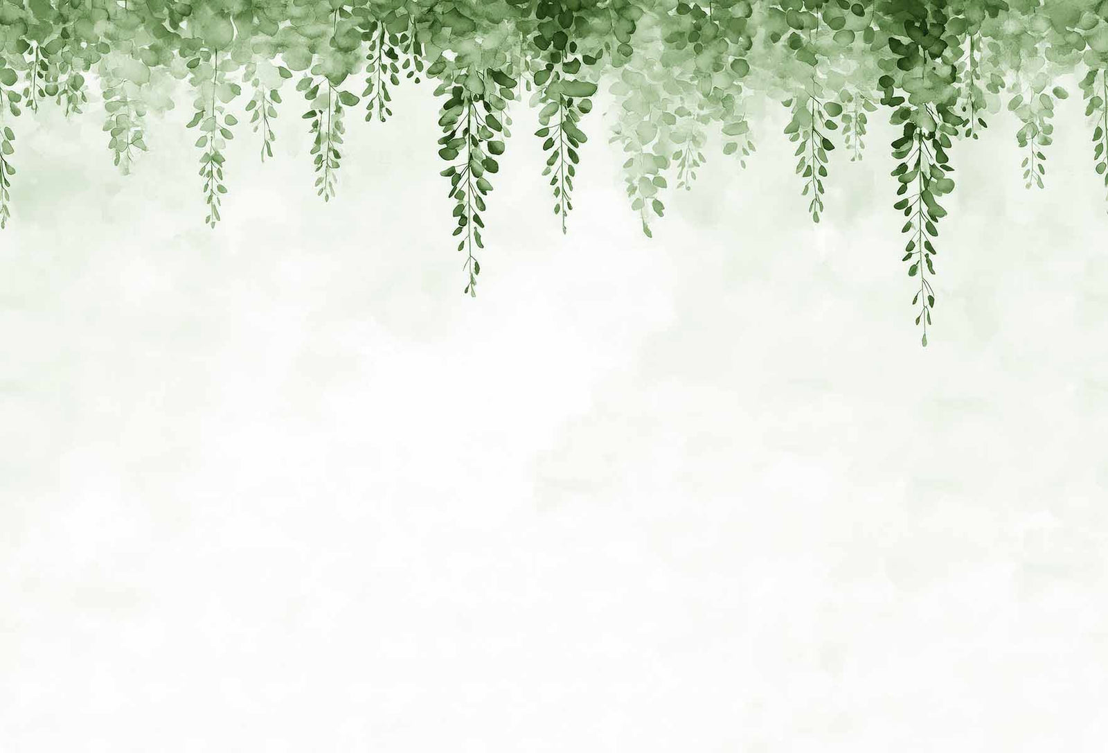 Hanging Wisteria Flowers | Green