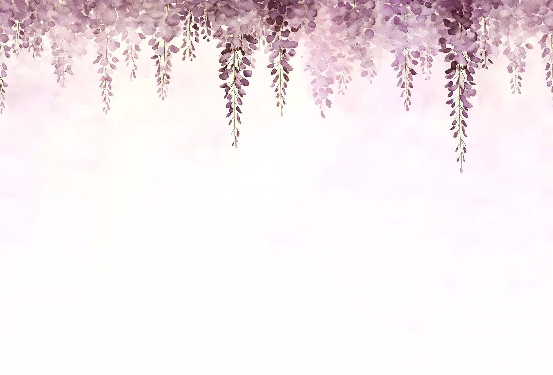 Hanging Wisteria Flowers | Pink