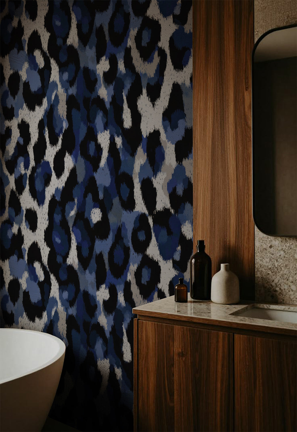 Leopard Fur | Electric Blue