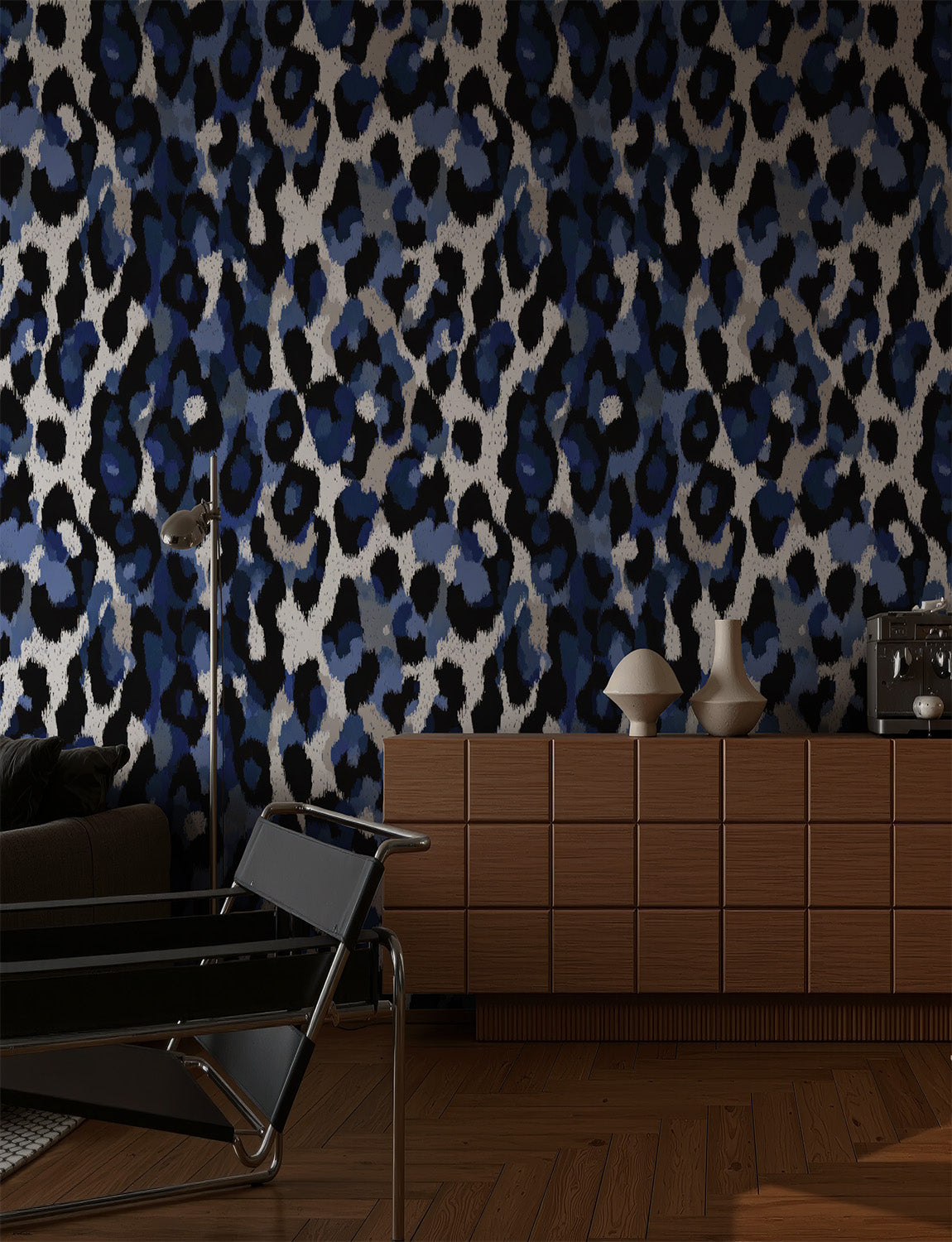Leopard Fur | Electric Blue