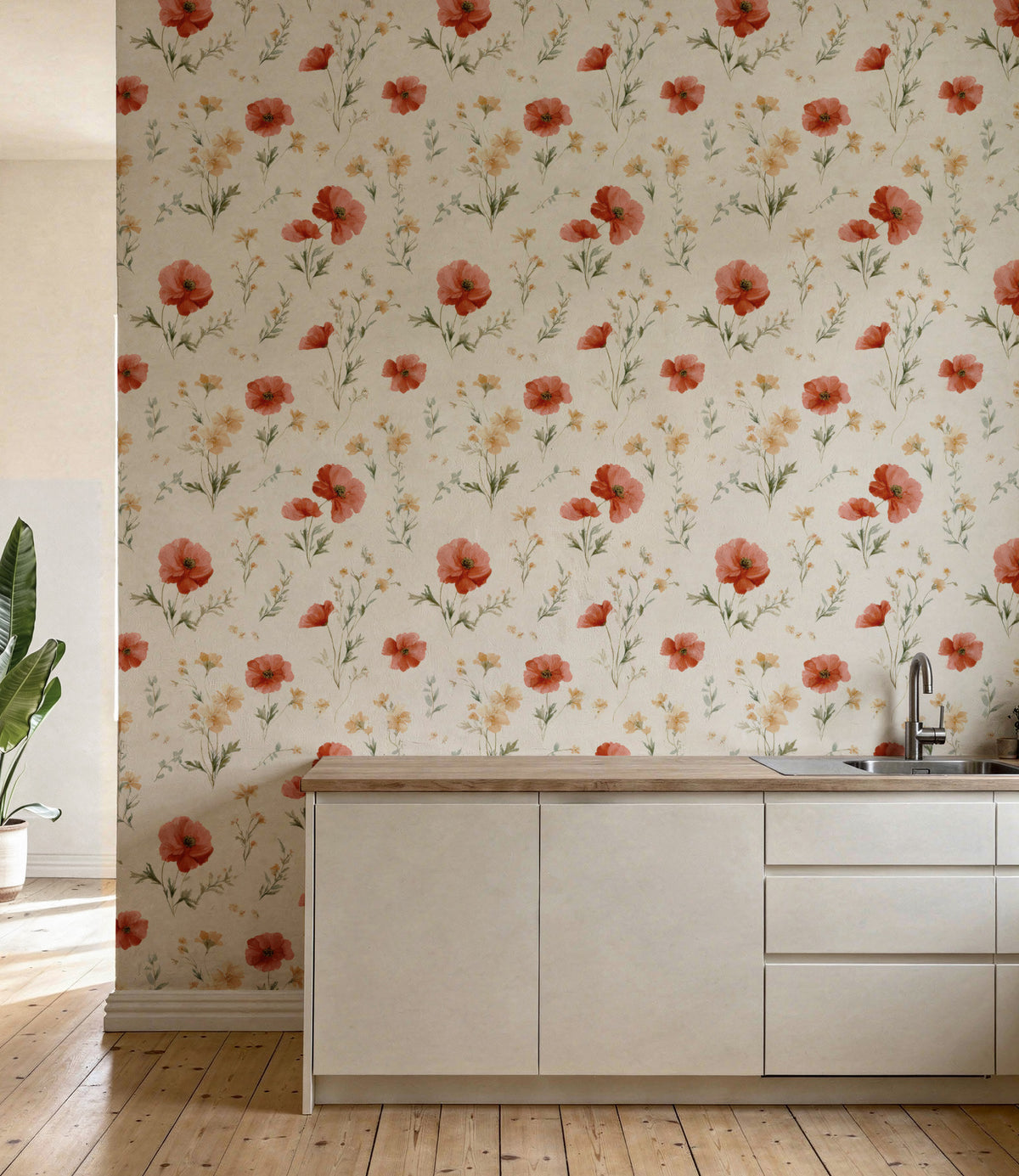 Meadow Flowers | Beige