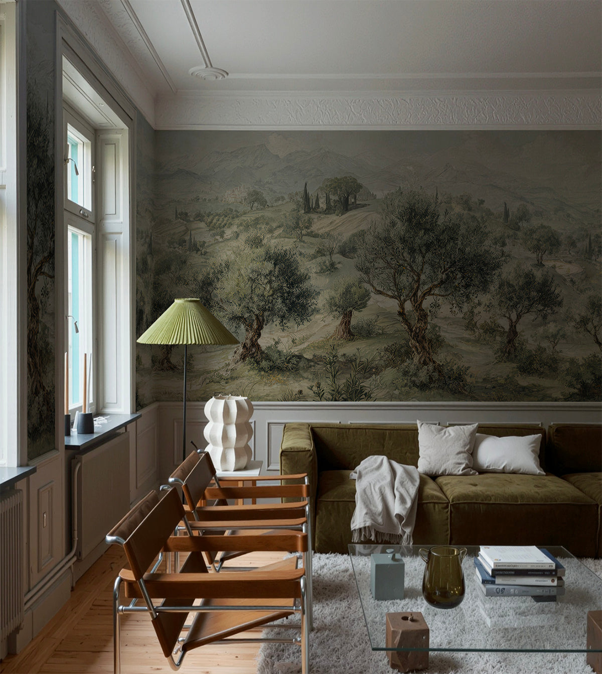 Mediterranean Landscape Mural